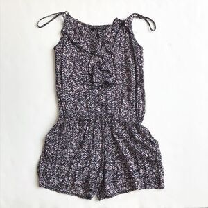QED London floral tank romper size 10(small)